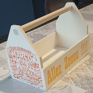 Caisse à outil en bois personnalisé