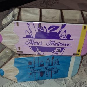 Porte stylo personnalisé maîtresse et maître cadeaux