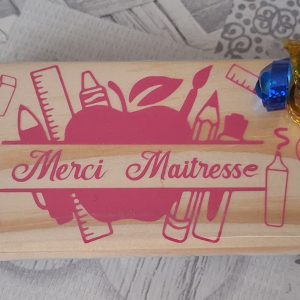 Brosse tableau personnaliser maitresse ou maitre
