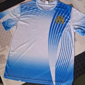 Maillot de sport homme personnalisé bleu et blanc